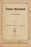DEUTSCHES WOCHENSCHACH / 1907 vol 23, no 40